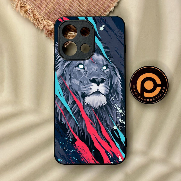 OnePlus 13T - Abstract Animated Lion - Premium Metal Printed Soft Bumper Shock Proof Case