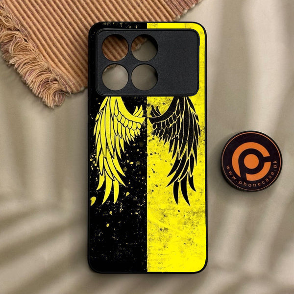 Xiaomi Redmi K70 - Angel 2.0 Design 1 - Premium Metal Printed Soft Bumper Shock Proof Case