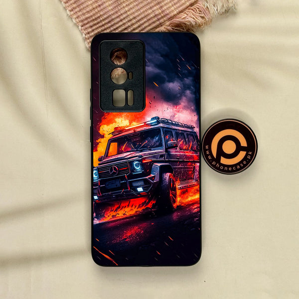 Xiaomi Redmi K60 Pro - Racing Design 2 - Premium Metal Printed Soft Bumper Shock Proof Case