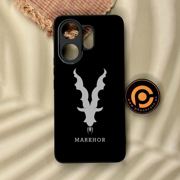 Vivo V60 - Markhor Design 9 - Premium Metal Printed Soft Bumper Shock Proof Case