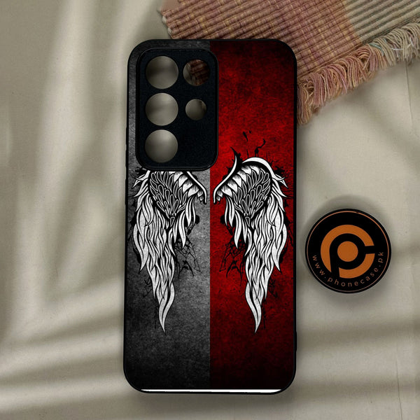 Realme C85 Pro - Angel Wings Design 2 - Premium Metal Printed Soft Bumper Shock Proof Case