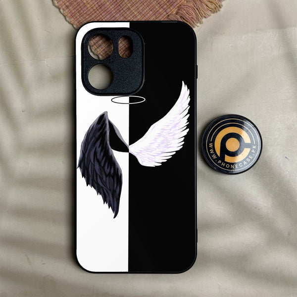 Oneplus Nord Ce 6 - Angel 2.0 Design 5 - Premium Metal Printed Soft Bumper Shock Proof Case