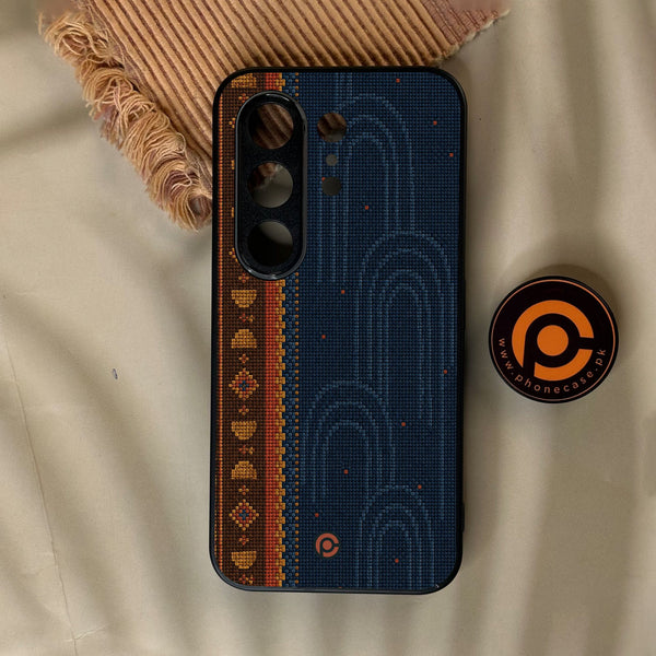 Tecno Camon 50 4G - Classic Weave Design 9 - Premium Metal Printed Soft Bumper Shock Proof Case