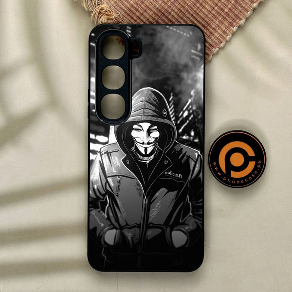 Vivo Y21d - Anonymous 2.0 Design 1 - Premium Metal Printed Soft Bumper Shock Proof Case