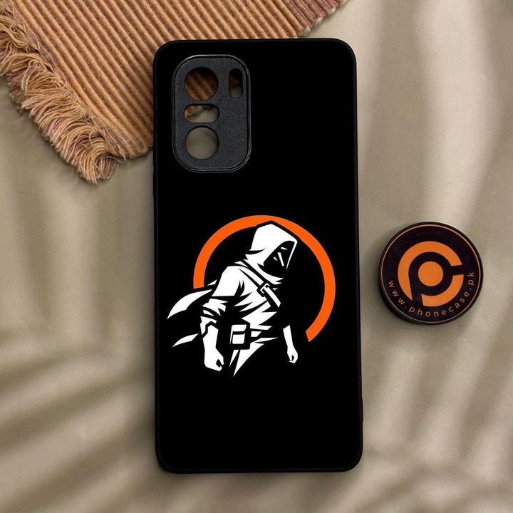 Xiaomi Redmi K40 - Minimalistic Design 7 - Premium Metal Printed Soft Bumper Shock Proof Case