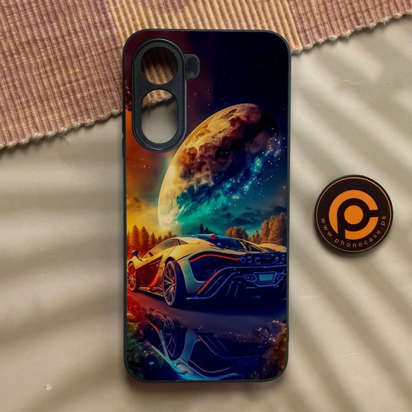 Xiaomi Redmi A7 Pro - Racing Design 5 - Premium Metal Printed Soft Bumper Shock Proof Case
