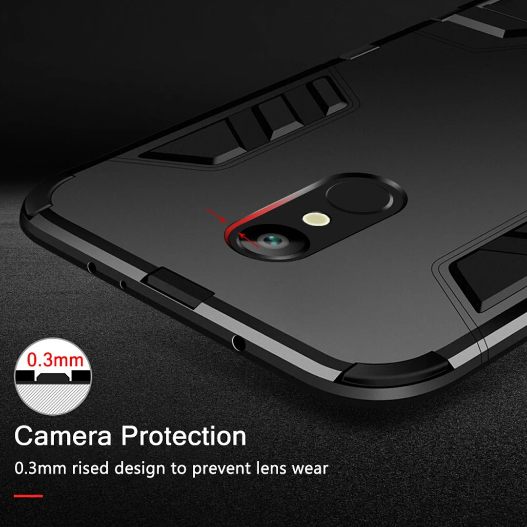 iPhone 12/12 Pro Hybrid TPU+PC Iron Man Armor Shield Case