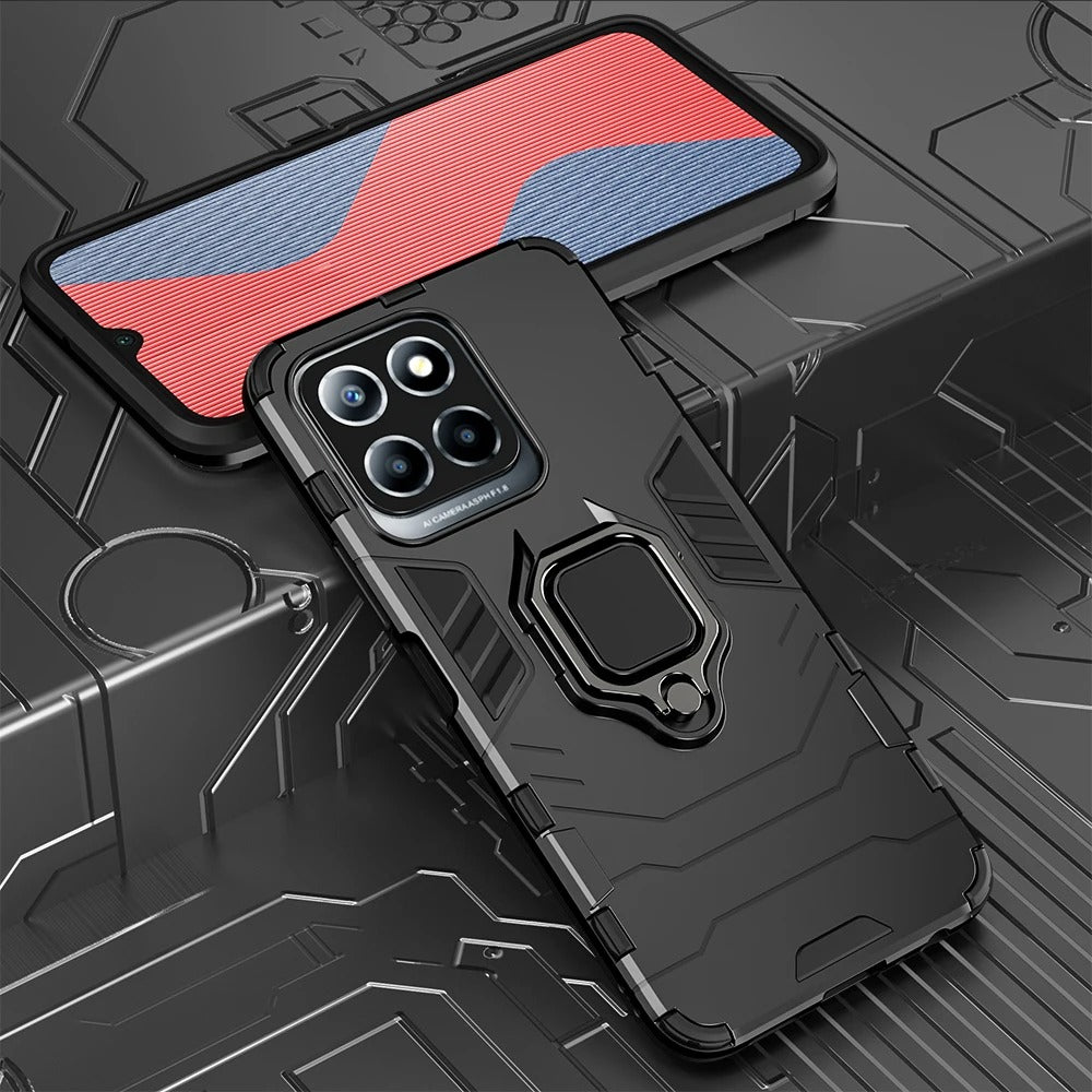 OnePlus 8 Pro Upgraded Ironman with holding ring and kickStand Hybrid shock proof case