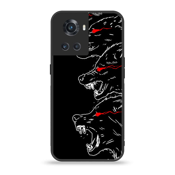 OnePlus Ace 5G -  Black Art Design 7 - Premium Printed Glass soft Bumper shock Proof Case CS-21004