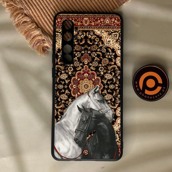 Xiaomi Mi Note 10 Lite - Horse Heritage - Premium Metal Printed Soft Bumper Shock Proof Case
