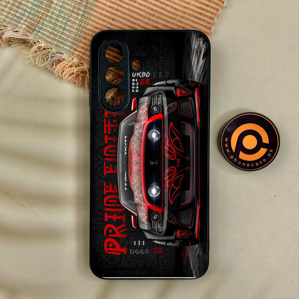 Samsung Galaxy A17 - Cobra X Racing Car - Premium Metal Printed Soft Bumper Shock Proof Case