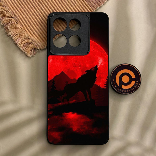 Motorola Moto G56 - Wolf Design 5 - Premium Metal Printed Soft Bumper Shock Proof Case