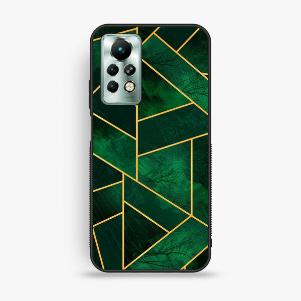 Infinix Note 11 Pro - Geometric Design 10 - Premium Metal Printed Soft Bumper Shock Proof Case