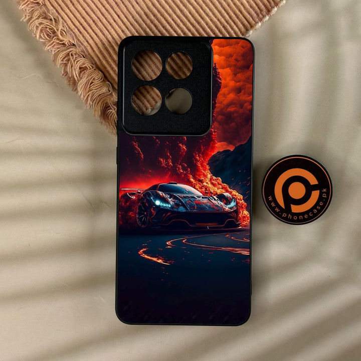 Motorola Moto G86 - Racing Design 6 - Premium Metal Printed Soft Bumper Shock Proof Case