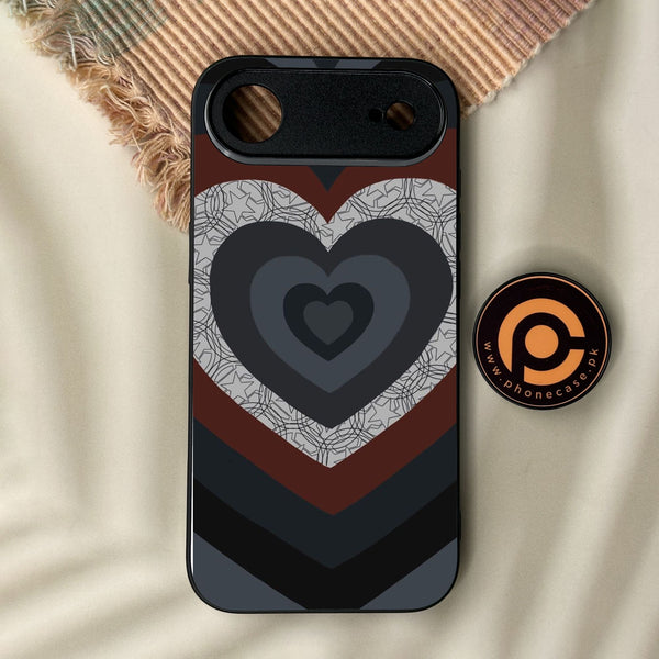 iPhone Air - Heart 2.0 Design 7 - Premium Metal Printed Soft Bumper Shock Proof Case