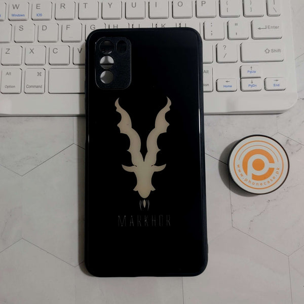 Xiaomi Poco M3 - Markhor   Design 9  - Premium Printed Glass soft Bumper shock Proof Case  CS-25697