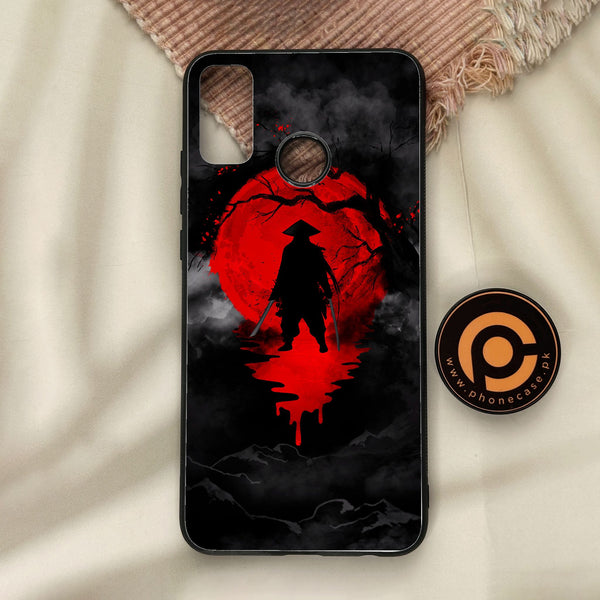 Honor 9X Lite - Ninja Design 3 - Premium Metal Printed Soft Bumper Shock Proof Case