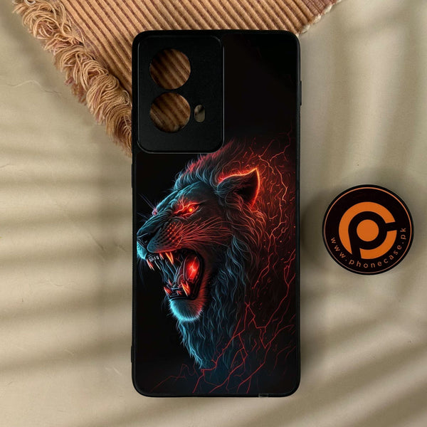 Motorola Edge 2024 - Tiger 2.0 Design 6 - Premium Metal Printed Soft Bumper Shock Proof Case