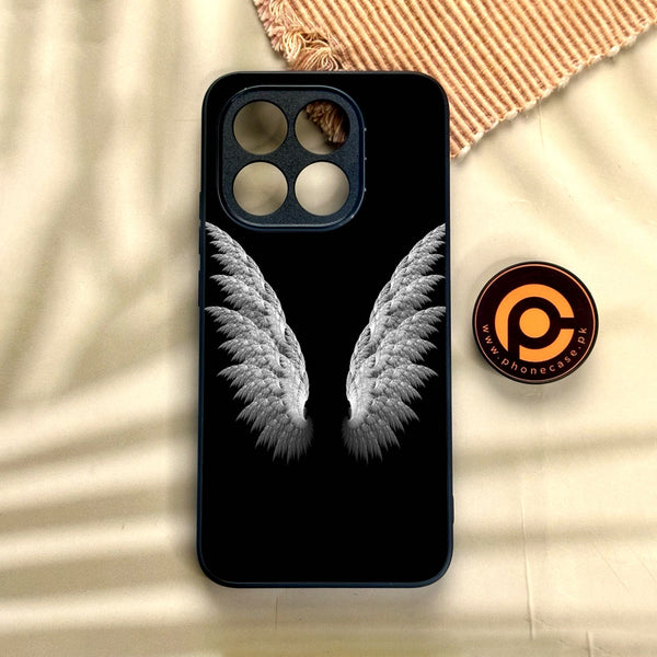 Xiaomi 15T - Angel Wings Design 6 - Premium Metal Printed Soft Bumper Shock Proof Case
