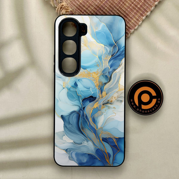 Vivo Y21d - Liquid Design 1 - Premium Metal Printed Soft Bumper Shock Proof Case