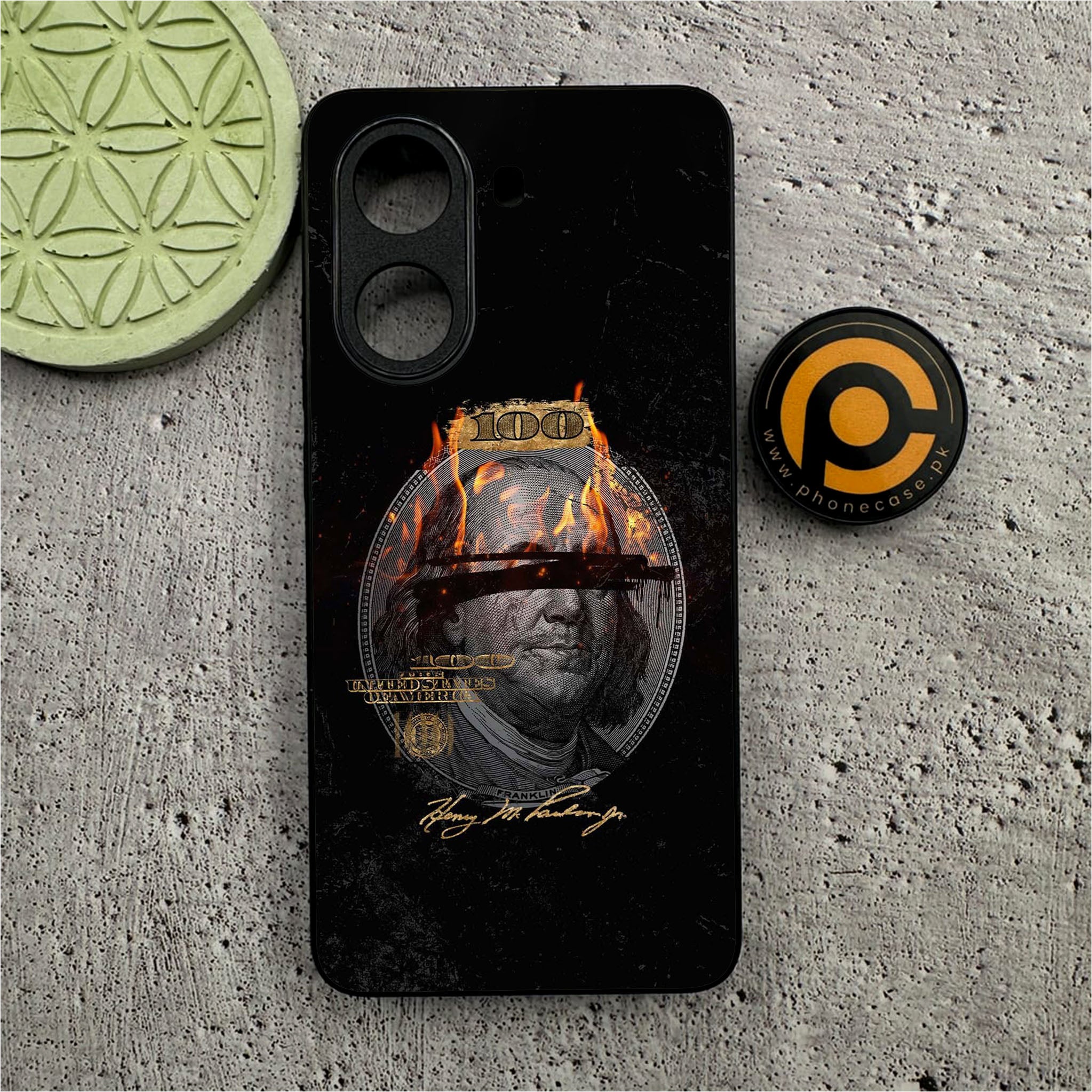 Xiaomi Redmi Turbo 4 - Dollar Series - Premium Metal Printed soft Bumper shock Proof Case