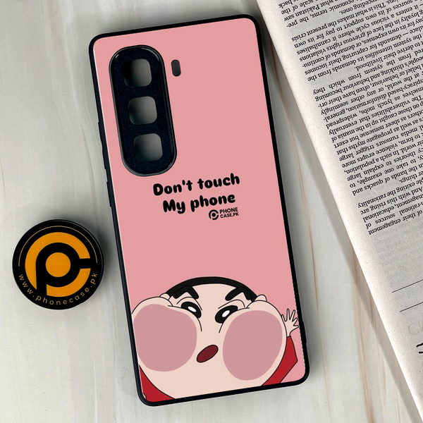 Infinix Hot 60/ Hot 60i  -Don't touch My phone - Premium Metal Printed soft Bumper shock Proof Case CS-36815