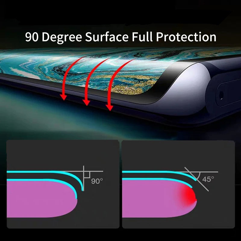 Reno 6 Pro 5G - 30 Second UV Edge to Edge Ultra Clear Tempered Glass Screen Protector