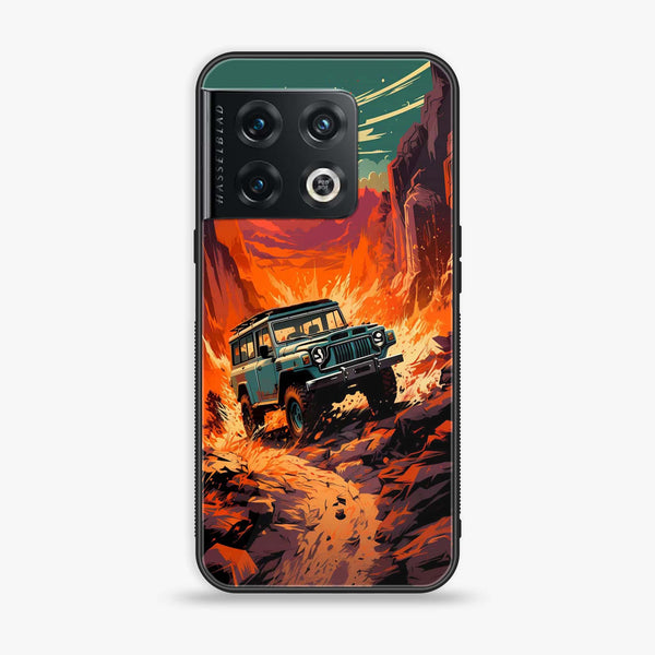 OnePlus 10 Pro - Jeep Offroad - Premium Printed Glass soft Bumper Shock Proof Case