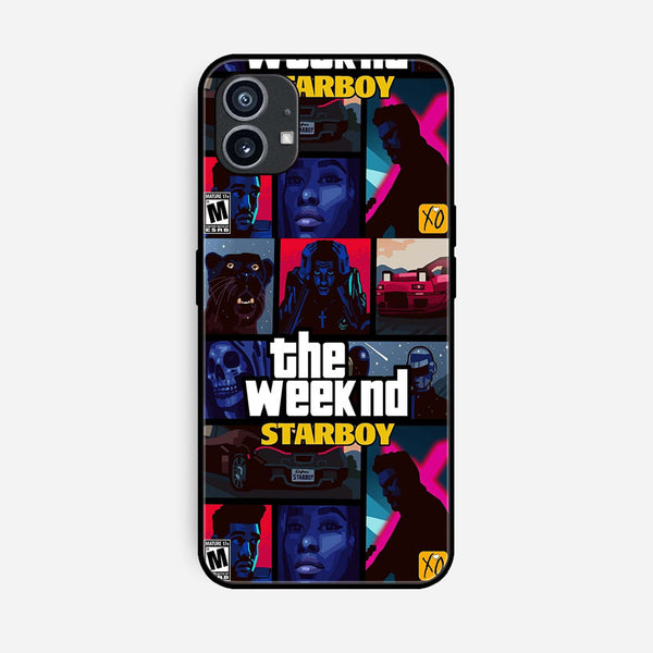Nothing Phone (1) - The Weeknd Star Boy - Premium Printed Glass soft Bumper Shock Proof Case