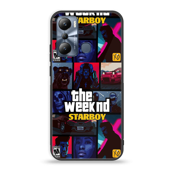 Infinix Hot 20i - The Weeknd Star Boy - Premium Metal Printed soft Bumper shock Proof Case