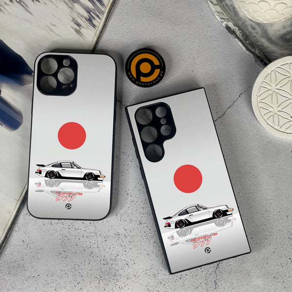 Speed Icon Porsche 911 - HQ Ultra Shine Premium Metal Phone Case All Models
