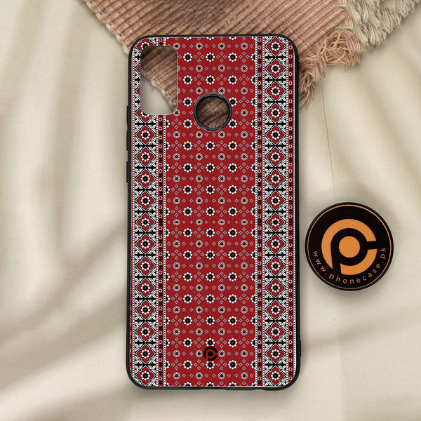 Honor 9X Lite - Ajrak 12 - Premium Metal Printed Soft Bumper Shock Proof Case