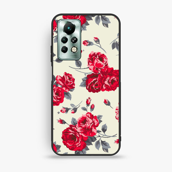 Infinix Note 11 Pro - Floral Series Design 8 - Premium Metal Printed Soft Bumper Shock Proof Case