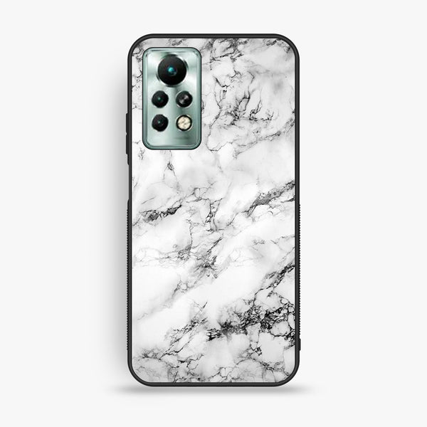 Infinix Note 11 Pro - White Design 7 - Premium Metal Printed Soft Bumper Shock Proof Case