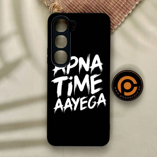 Vivo Y21d - Apna Time Ayega - Premium Metal Printed Soft Bumper Shock Proof Case