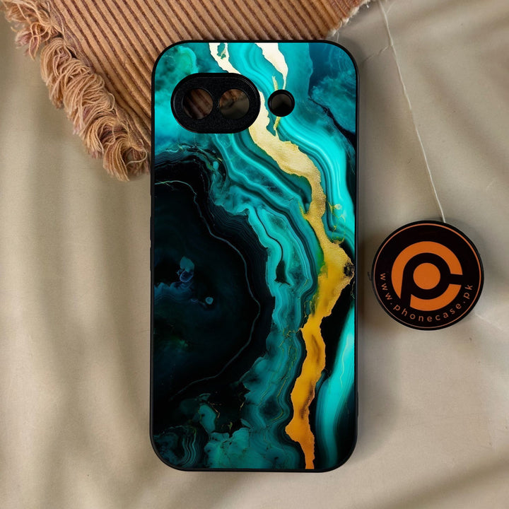 Google Pixel 10A - Liquid 2.0 Design 6 - Premium Metal Printed Soft Bumper Shock Proof Case