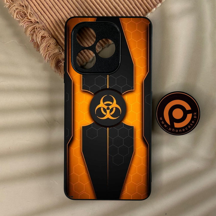 Honor X8d - Biohazard Design 2 - Premium Metal Printed Soft Bumper Shock Proof Case