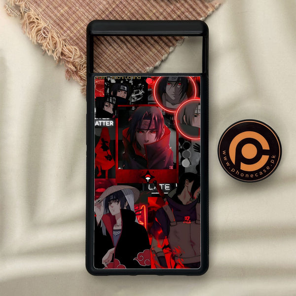 Google Pixel 6 - Itachi Aesthetic - Premium Metal Printed Soft Bumper Shock Proof Case