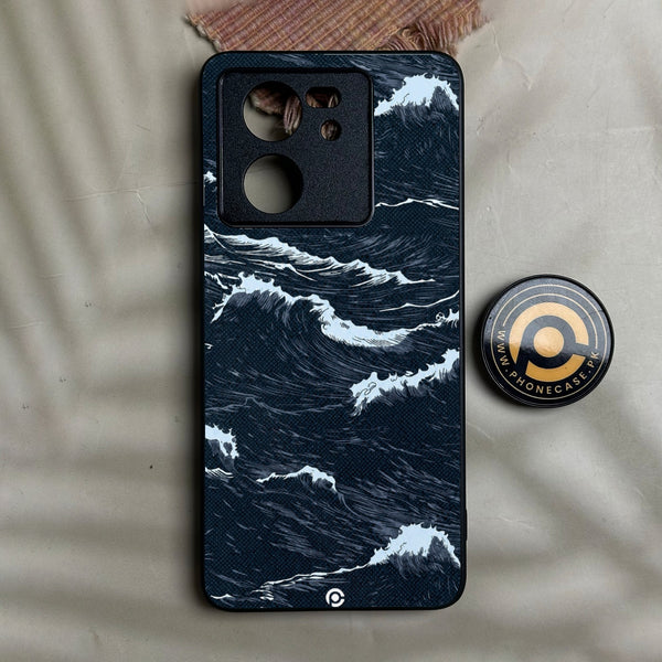 Redmi K60 Ultra - Classic Weave Design 16 - Premium Metal Printed Soft Bumper Shock Proof Case