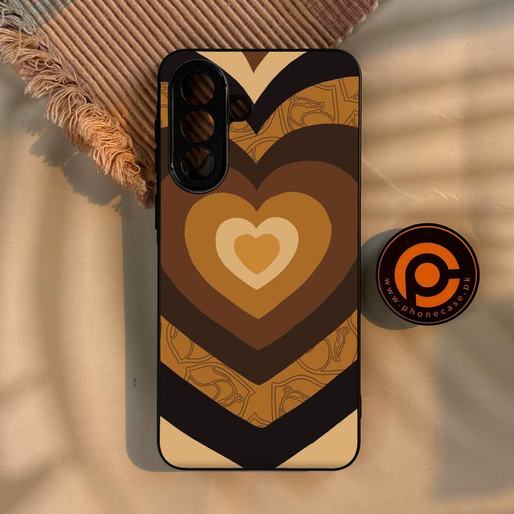 Samsung Galaxy A57 5G - Heart 2.0 Design 5 - Premium Metal Printed Soft Bumper Shock Proof Case