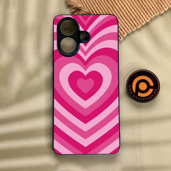 Vivo V60 Lite  - Heartbeat Design 6 - Premium Metal Printed Soft Bumper Shock Proof Case