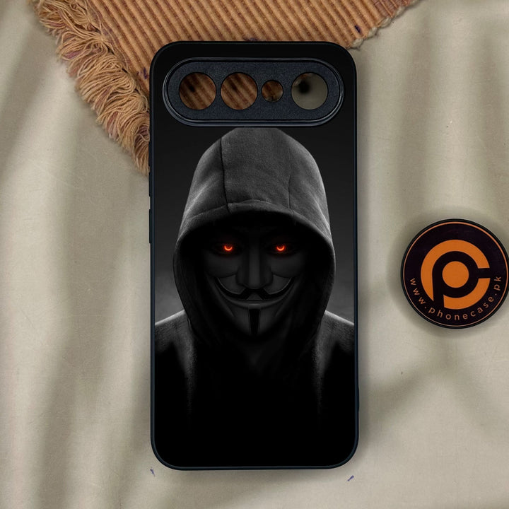 Vivo X300 FE - Anonymous 2.0 Design 4 - Premium Metal Printed Soft Bumper Shock Proof Case