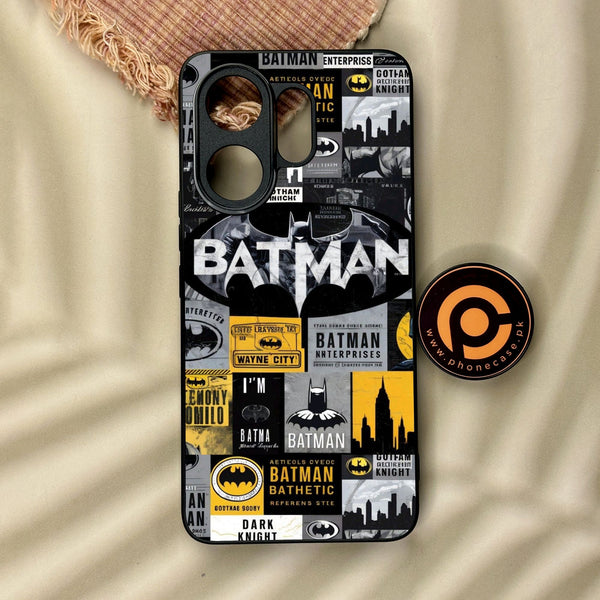 Vivo V60 - The Gotham Collage - Premium Metal Printed Soft Bumper Shock Proof Case