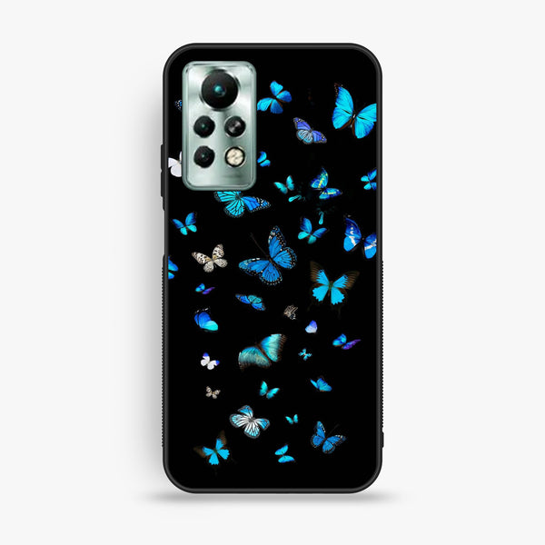 Infinix Note 11 Pro - Butterflies Design 4 - Premium Metal Printed Soft Bumper Shock Proof Case