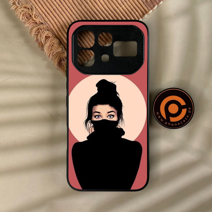 Infinix Note 60 - Anime Girls Design 8 - Premium Metal Printed Soft Bumper Shock Proof Case