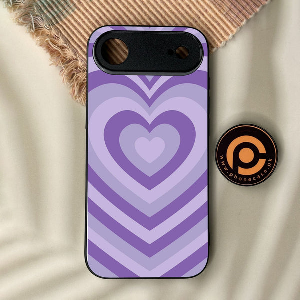 iPhone Air - Heartbeat Design 8 - Premium Metal Printed Soft Bumper Shock Proof Case