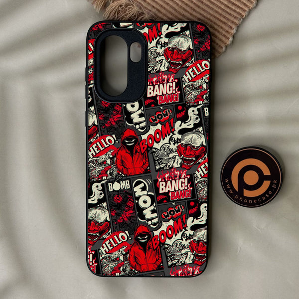 OnePlus 15R - Boom Red - Premium Metal Printed Soft Bumper Shock Proof Case