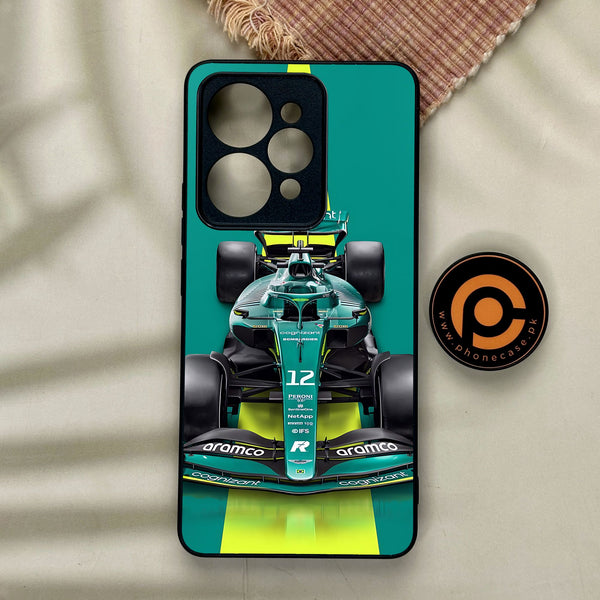 Realme 15 - Formula 1 Design 6 - Premium Metal Printed Soft Bumper Shock Proof Case