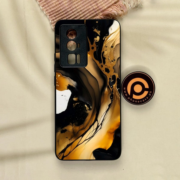 Xiaomi Redmi K60 Pro - Liquid Design 10 - Premium Metal Printed Soft Bumper Shock Proof Case