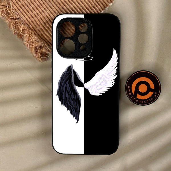 Vivo V70 - Angel 2.0 Design 5 - Premium Metal Printed Soft Bumper Shock Proof Case